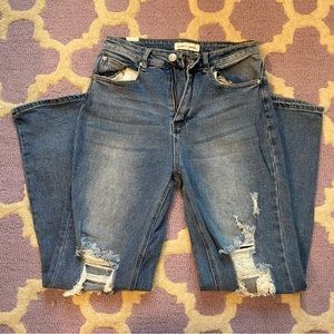 Almost Famous Ripped Boyfriend Jeans